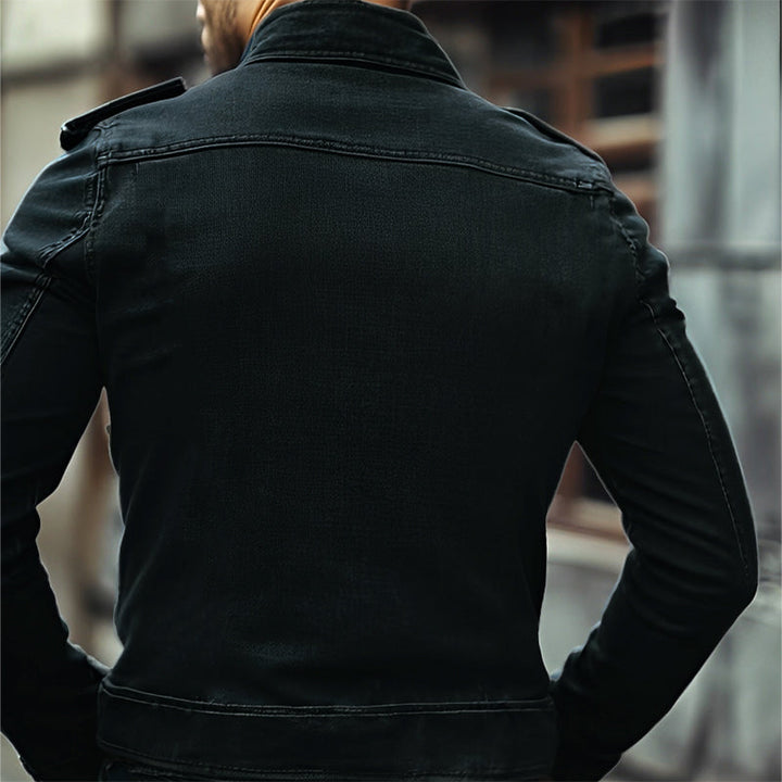 Camden Stand Collar Denim Jacket