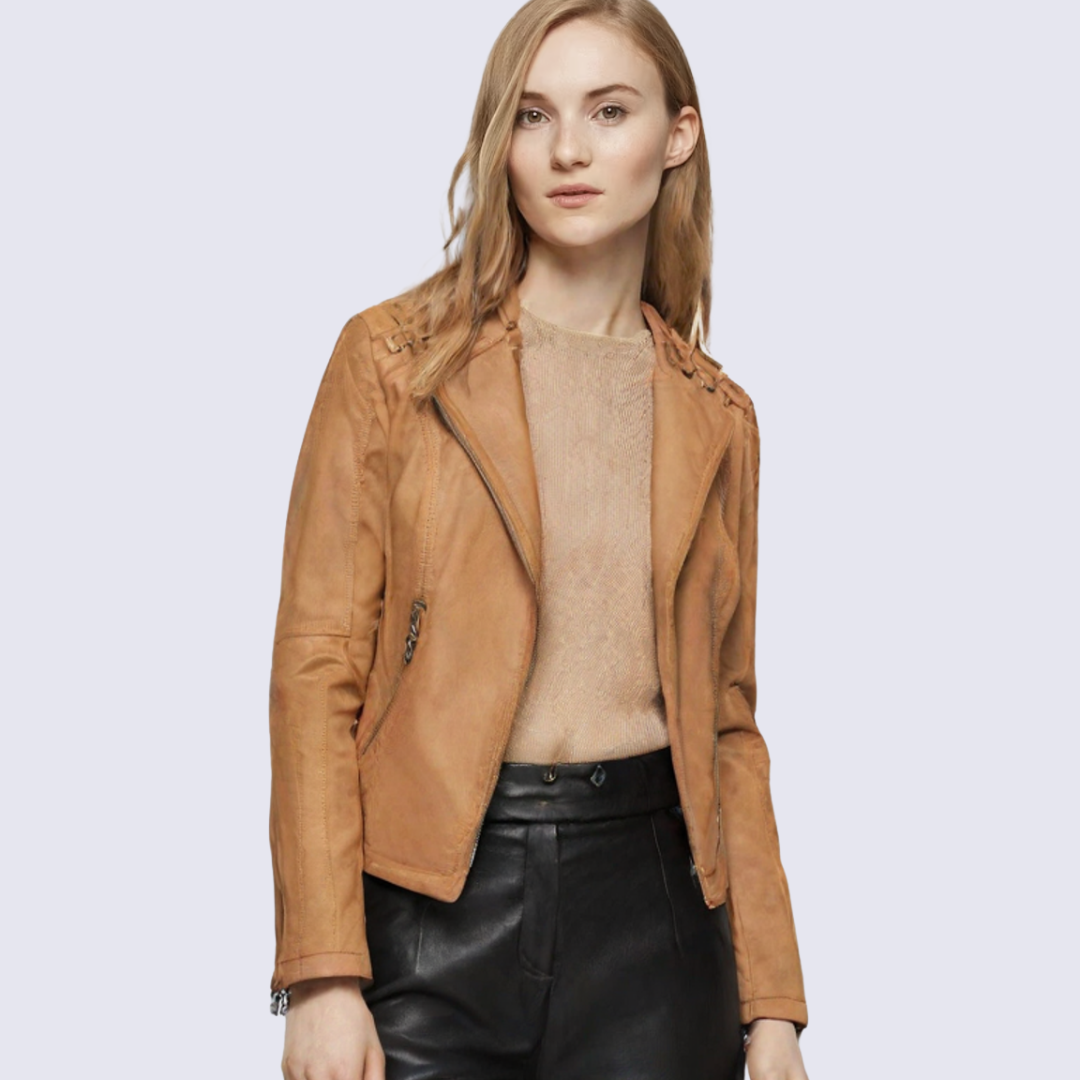 Siena Women’s Faux Leather Jacket