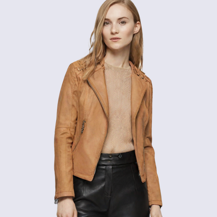Siena Women’s Faux Leather Jacket