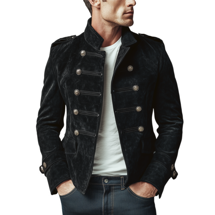 Warwick Suede Double Breasted Jacket