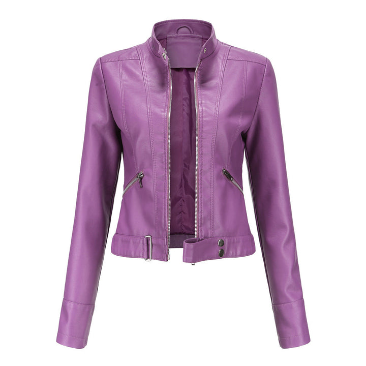 Selene Faux Leather Biker Jacket