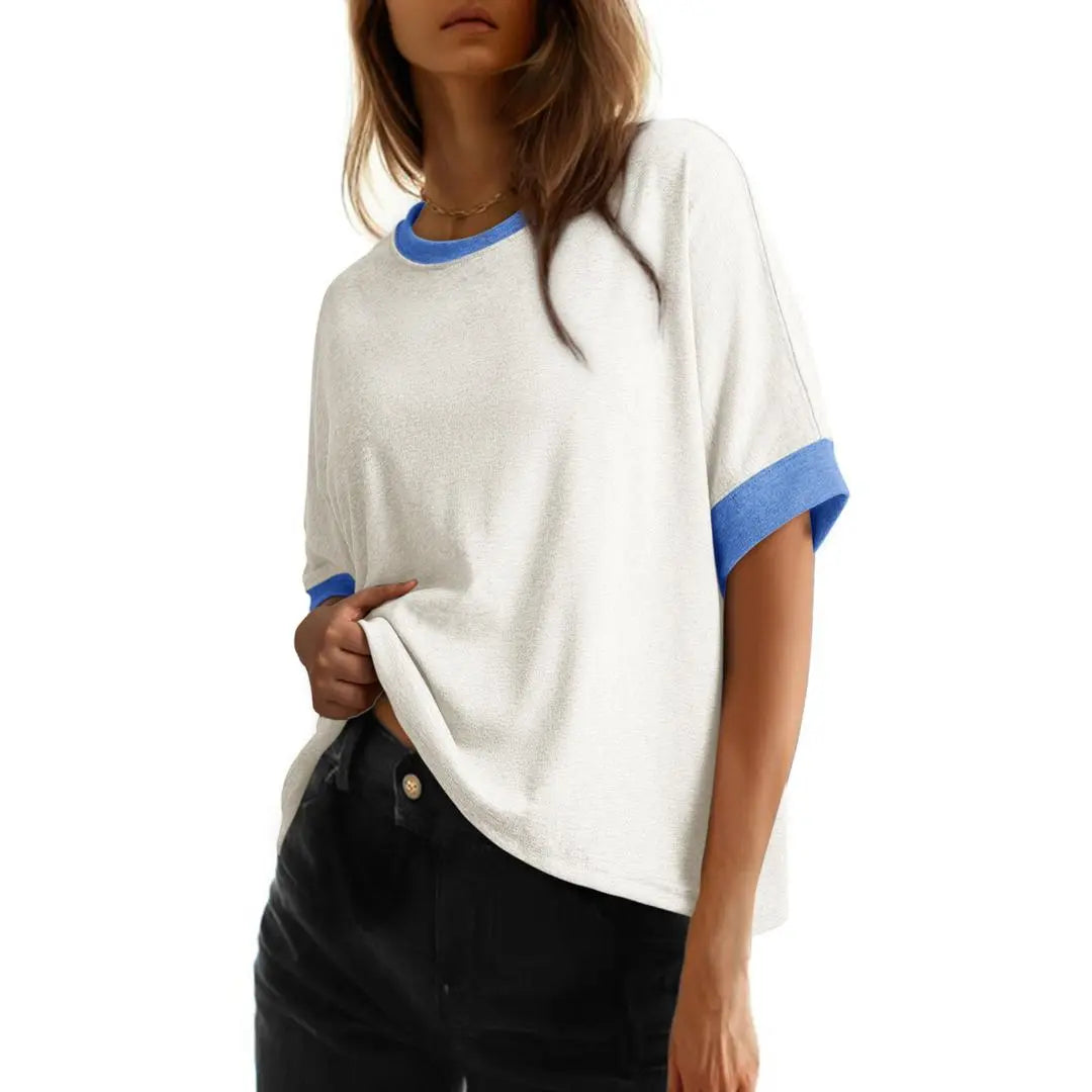 Monaco Oversized Linen Blend T-Shirt