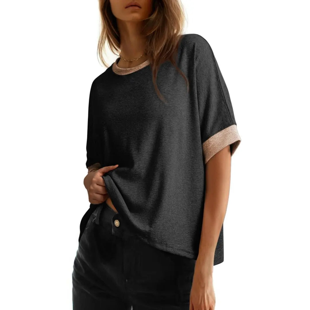 Monaco Oversized Linen Blend T-Shirt