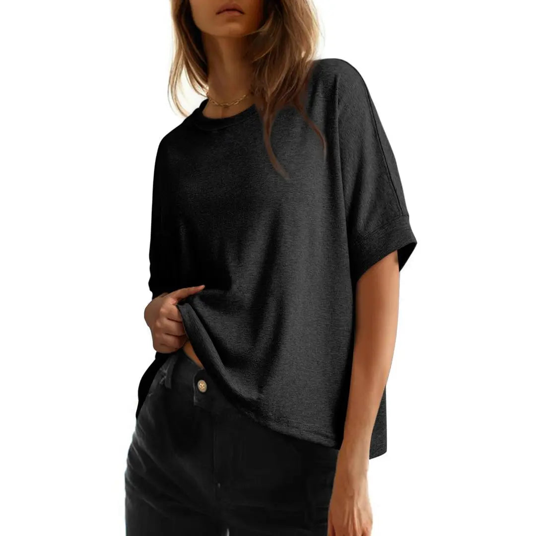 Monaco Oversized Linen Blend T-Shirt