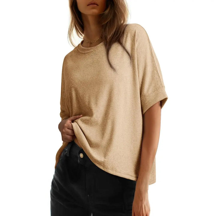 Monaco Oversized Linen Blend T-Shirt