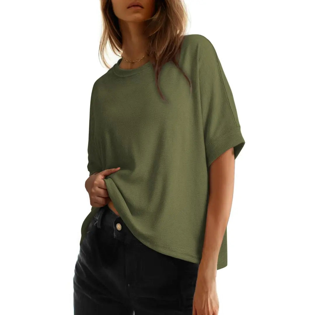 Monaco Oversized Linen Blend T-Shirt
