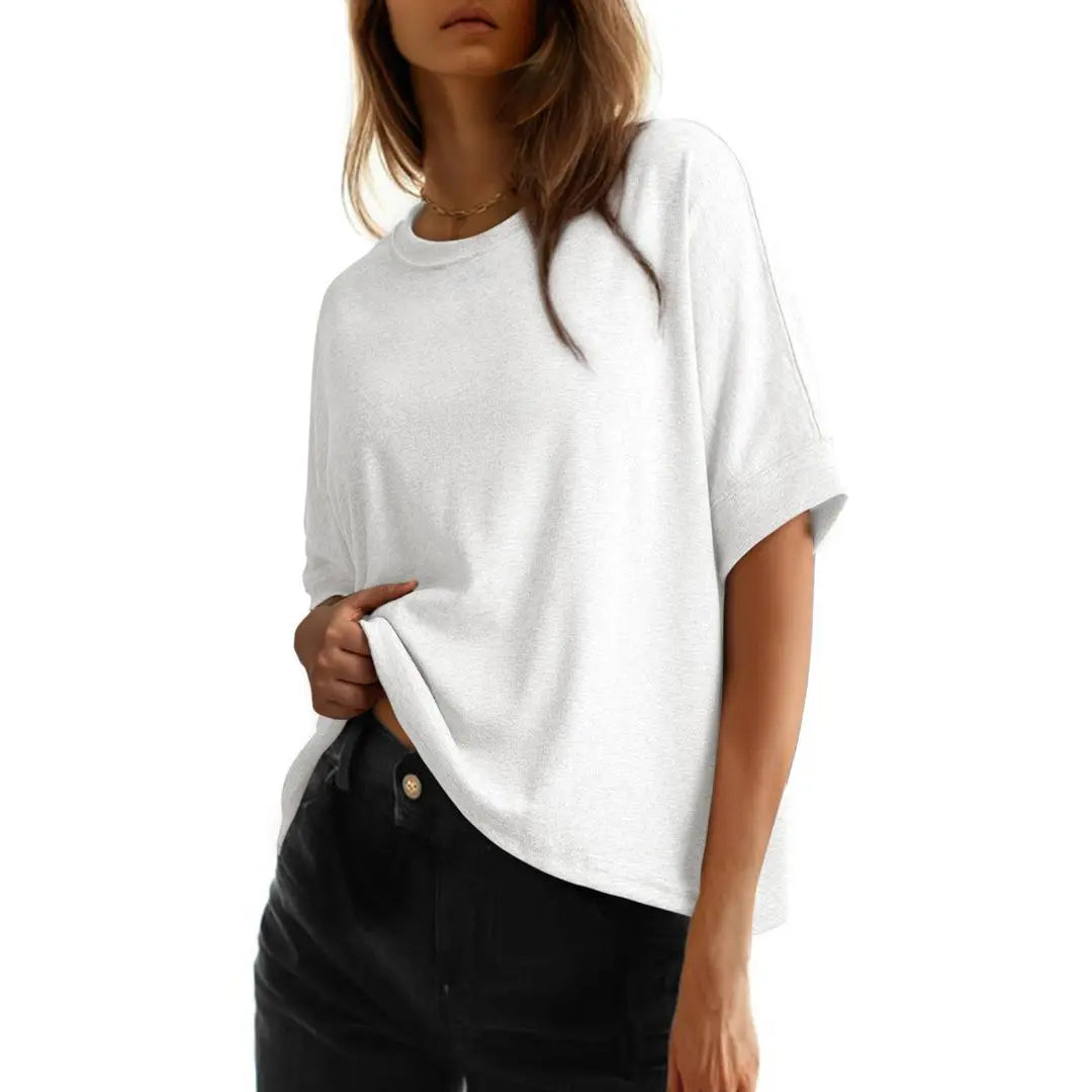 Monaco Oversized Linen Blend T-Shirt