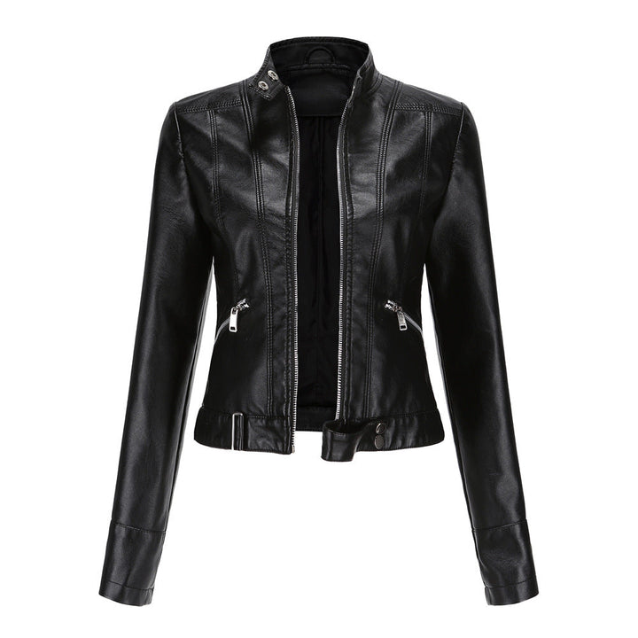 Selene Faux Leather Biker Jacket