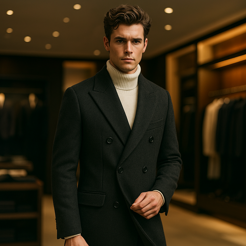 Turin Double-Breasted Overcoat