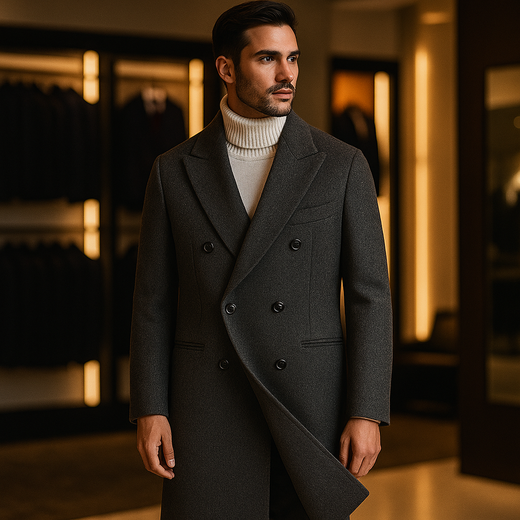 Turin Double-Breasted Overcoat