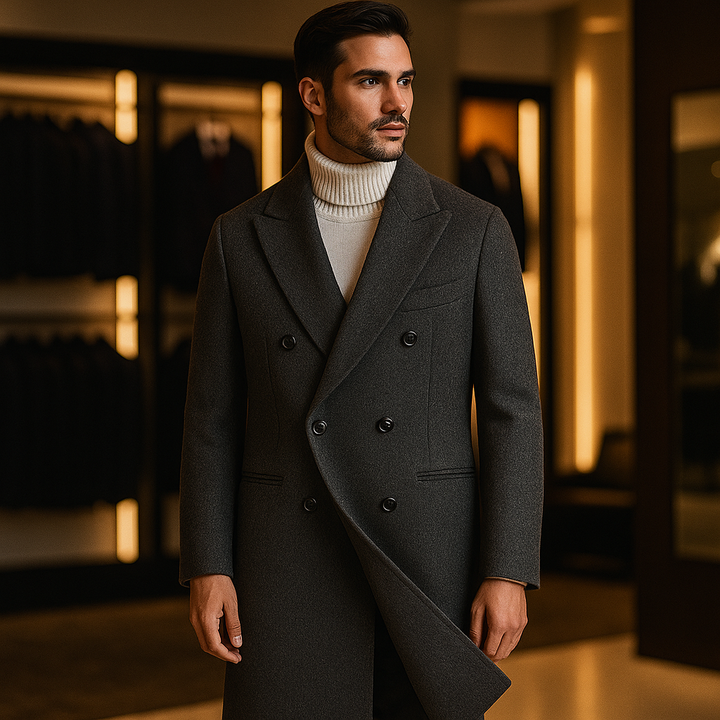 Turin Double-Breasted Overcoat