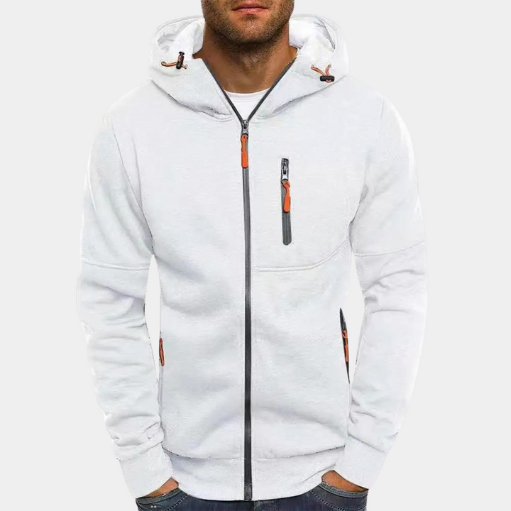 Zip-Up Fleece Hoodie