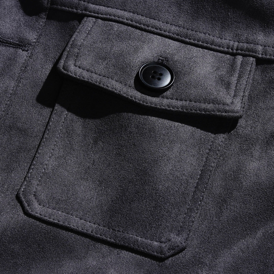 Stratford Suede Stand Collar Jacket