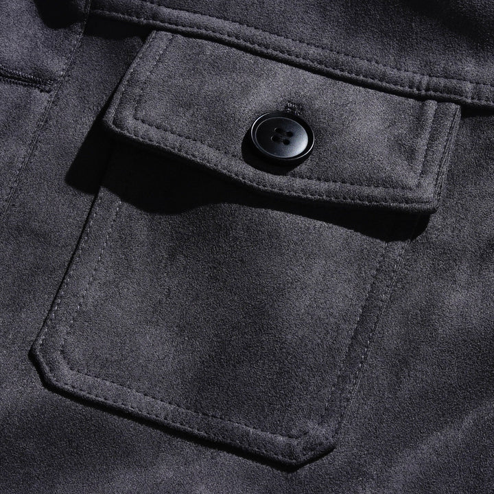 Stratford Suede Stand Collar Jacket