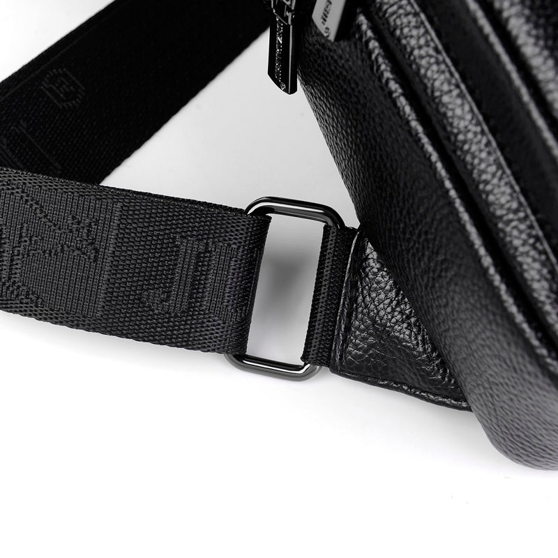 Men’s Leather Chest Crossbody Bag
