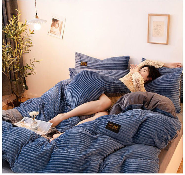 Ultra Soft Corduroy Duvet Cover Set