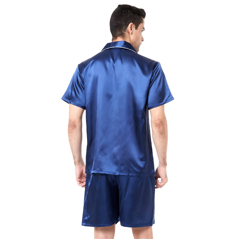 Crimson Vale Silk Lounge Set