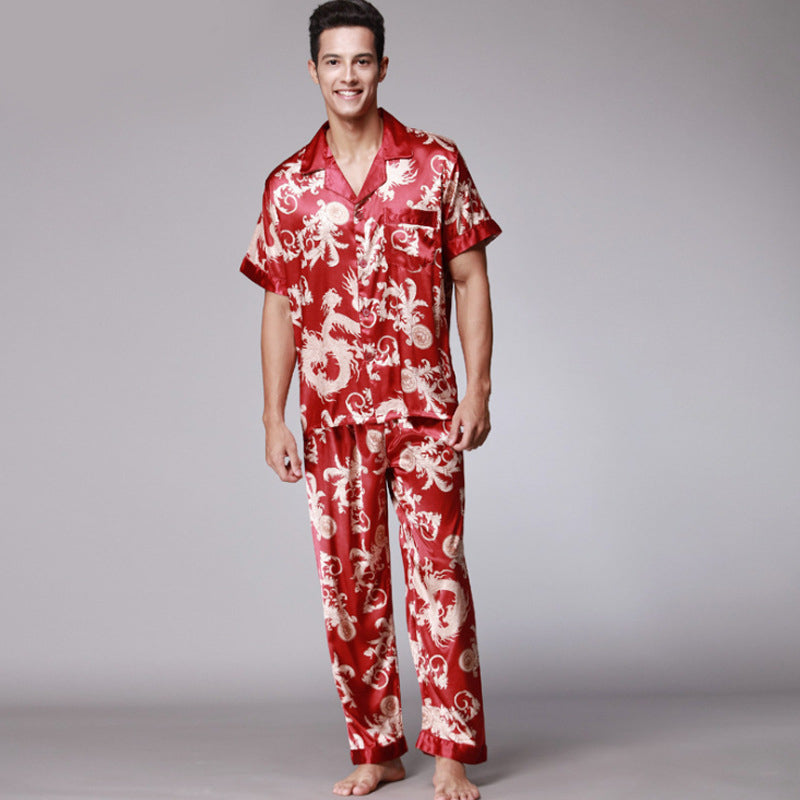 Oriente Luxe Silk Pajama Set