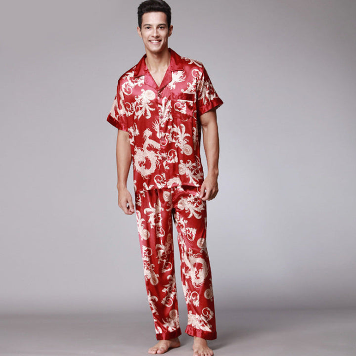 Oriente Luxe Silk Pajama Set
