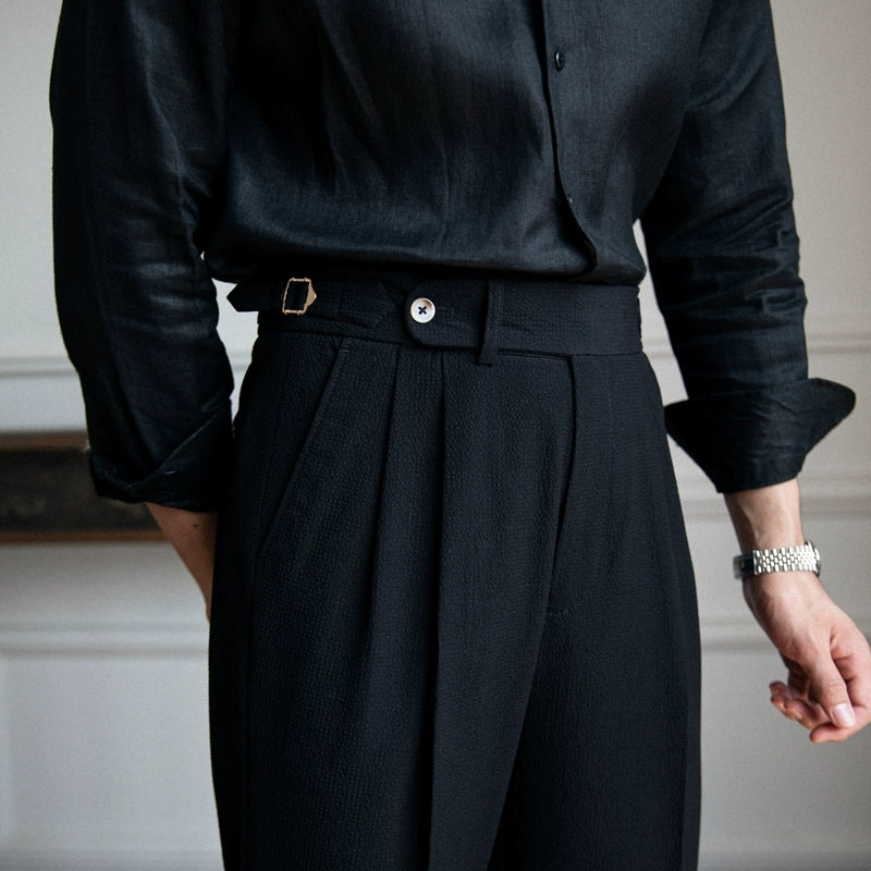 Liam Tailored High Waist Trousers