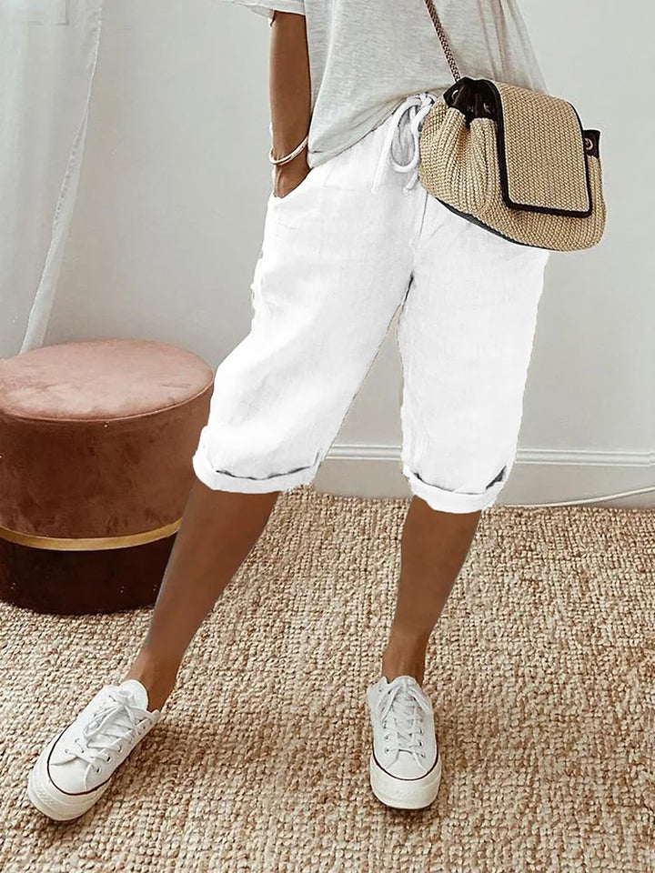 Women’s Lightweight Cotton Knee-Length Pants