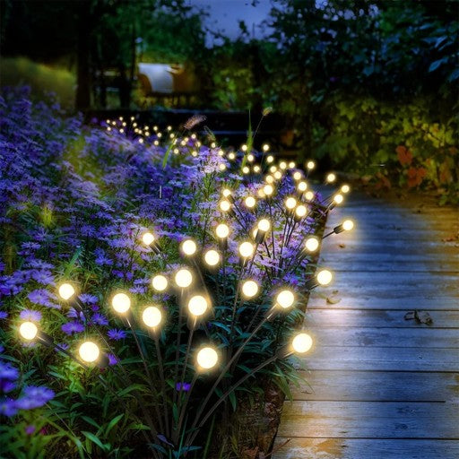 Firefly-Inspired Solar Garden Lights – Waterproof LED Pathway Set