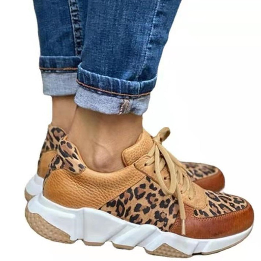 Sierra Wild-Print Chunky Sneaker