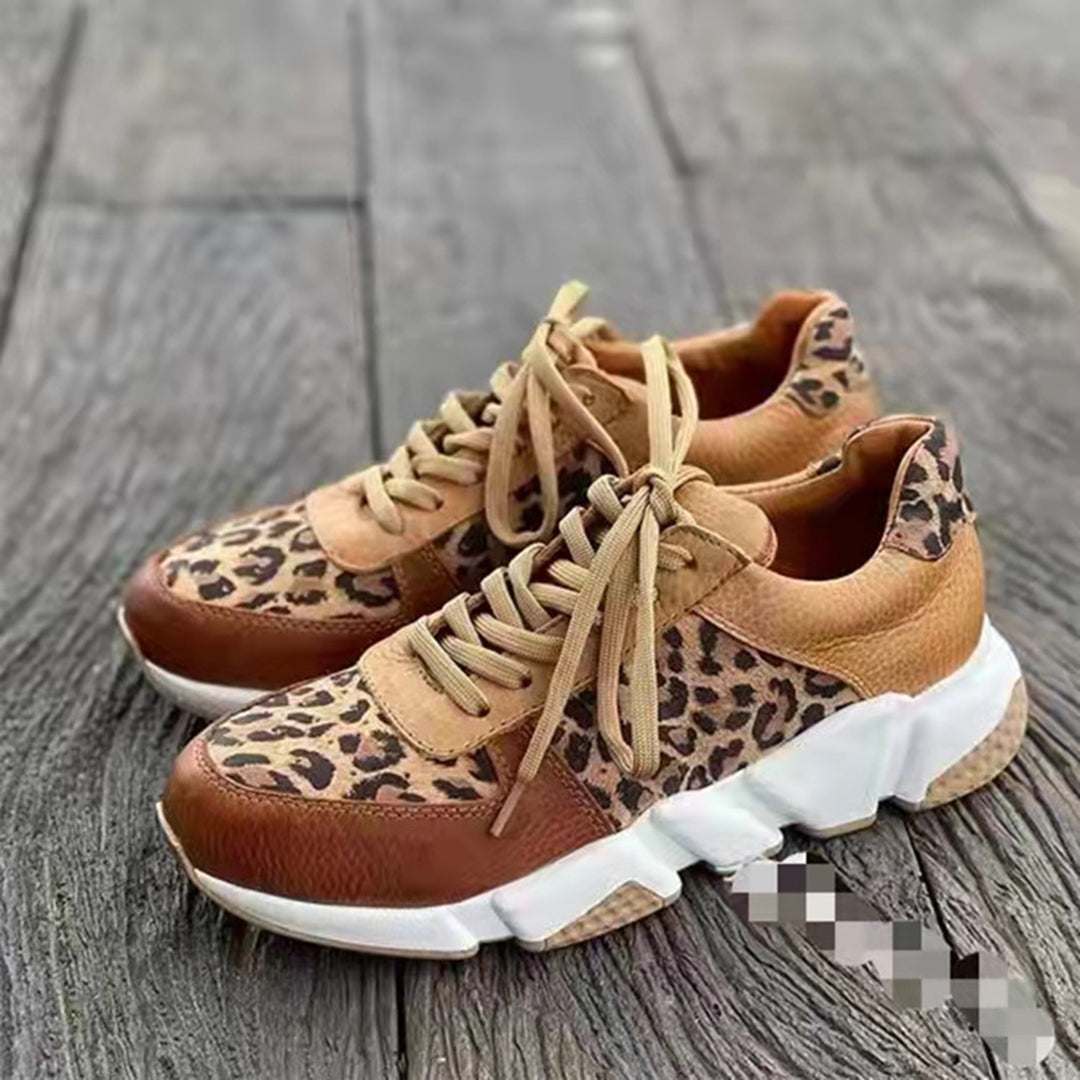Sierra Wild-Print Chunky Sneaker