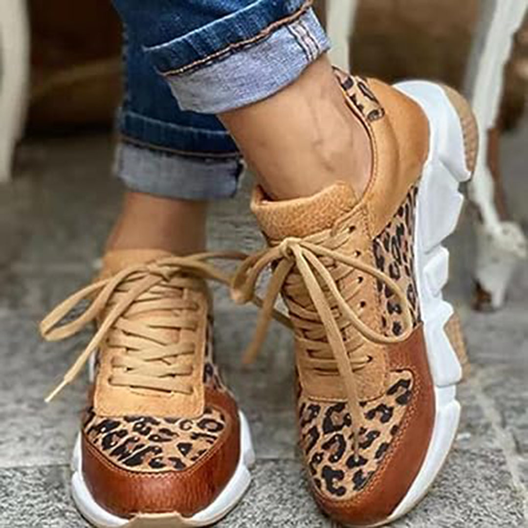 Sierra Wild-Print Chunky Sneaker