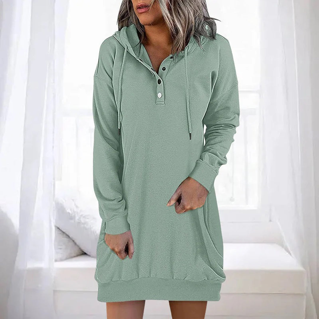 Luna Casual Hoodie Dress