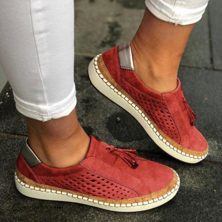 Women’s Perforated Slip-On Shoes