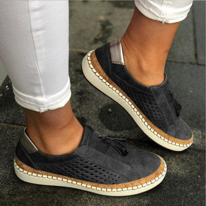 Women’s Perforated Slip-On Shoes