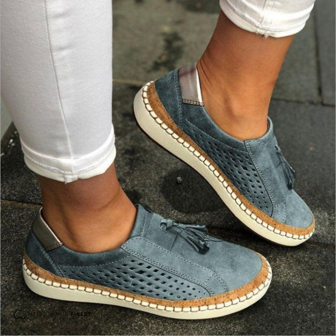 Women’s Perforated Slip-On Shoes