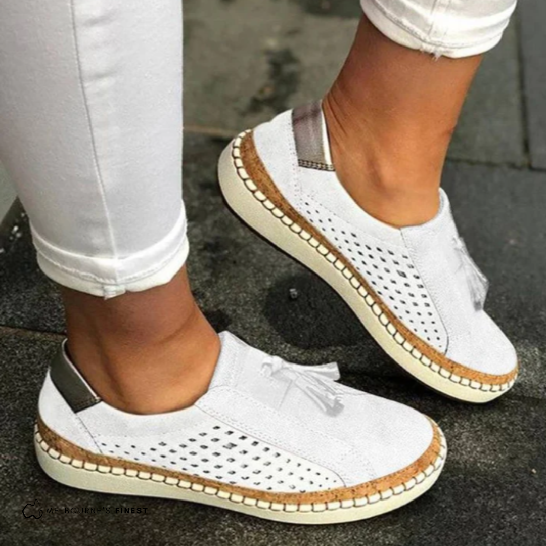 Women’s Perforated Slip-On Shoes