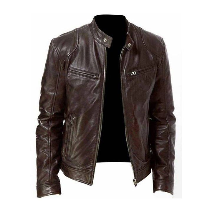 Classic Leather Moto Jacket