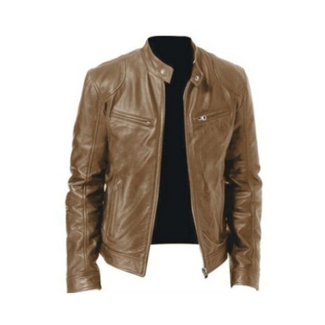 Classic Leather Moto Jacket