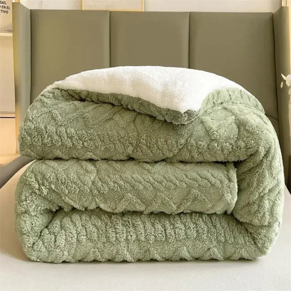 Faux Lambswool Weighted Blanket