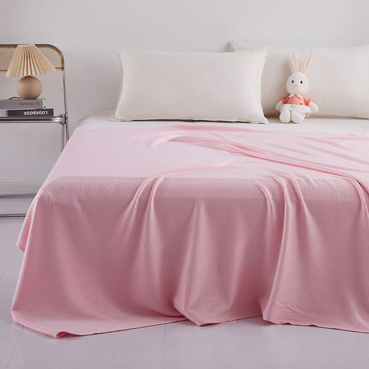 100% Bamboo Fiber Soft Cooling Blanket For Summer