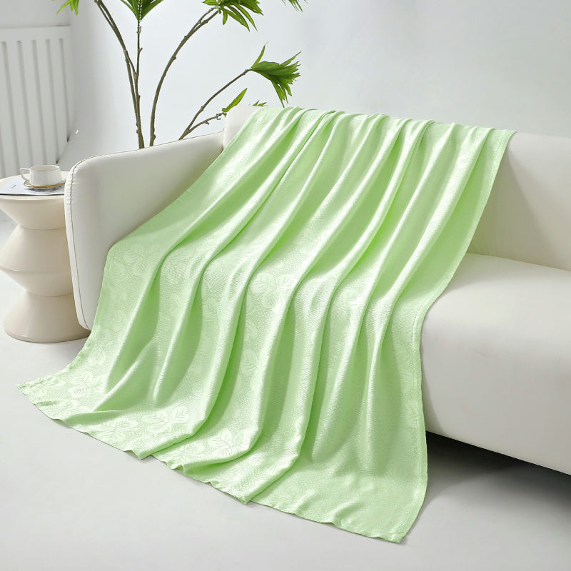Light Green Bamboo Cooling Blanket