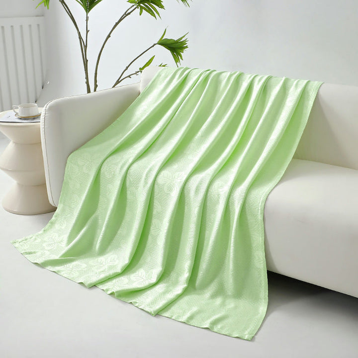 Light Green Bamboo Cooling Blanket