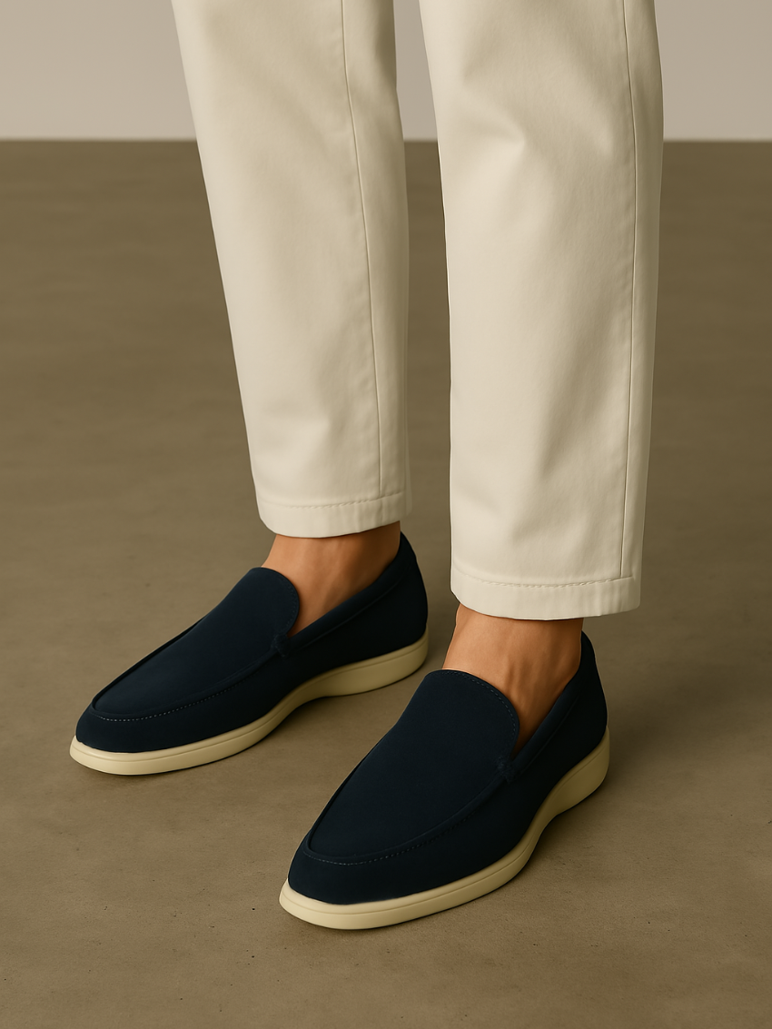 Harrison Suede Slip-On Loafers