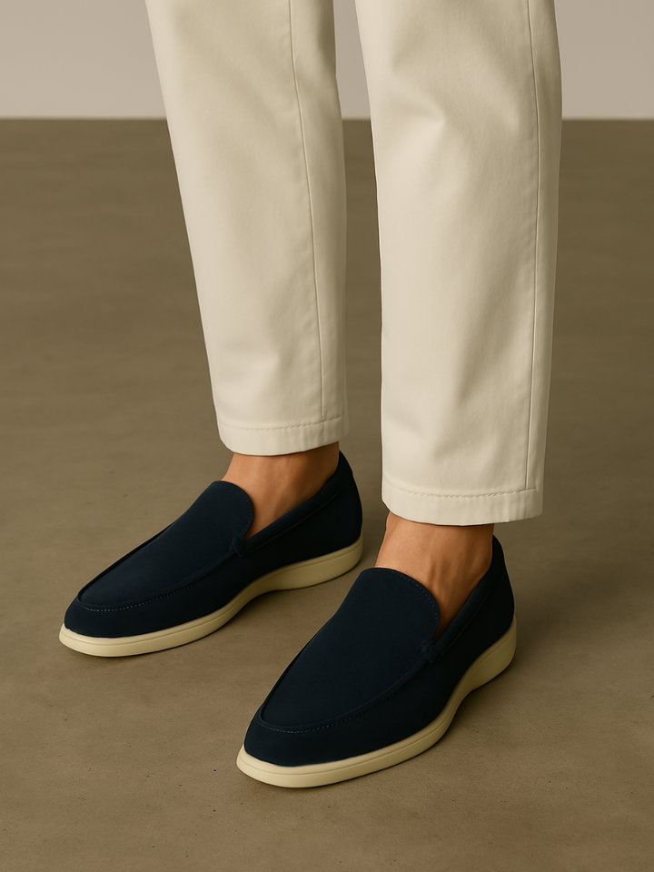 Harrison Suede Slip-On Loafers