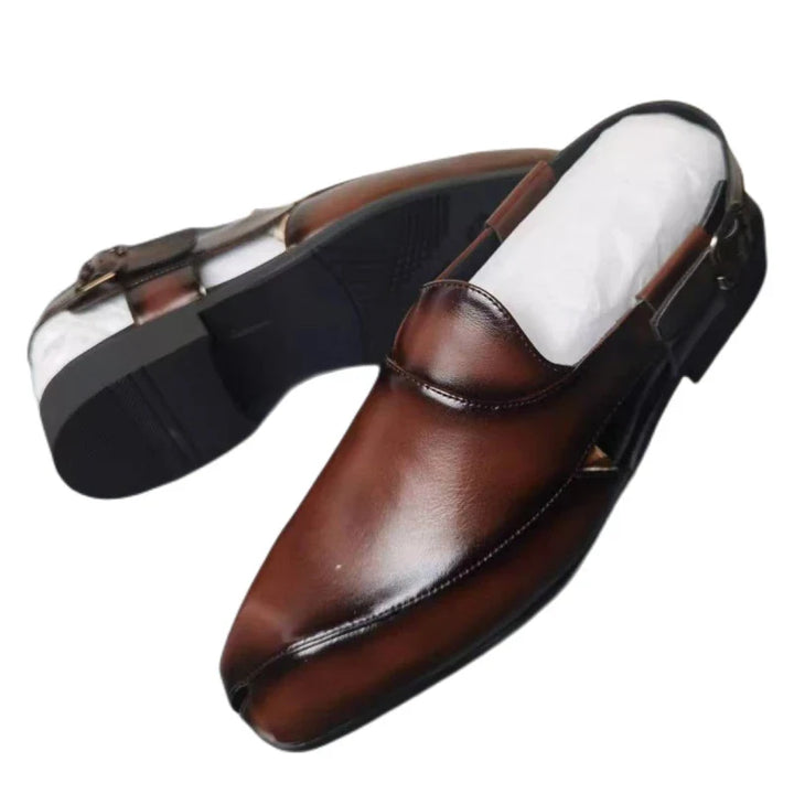 The Harrington Leather Monk Strap Shoe