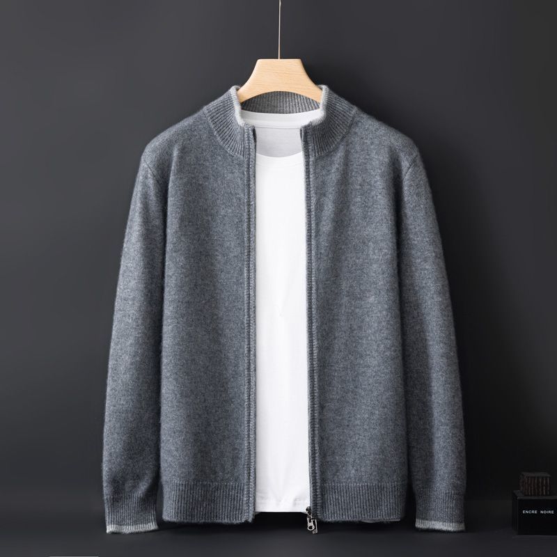 Classical Cashmere Zip-Up