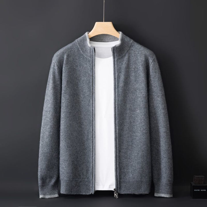Classical Cashmere Zip-Up