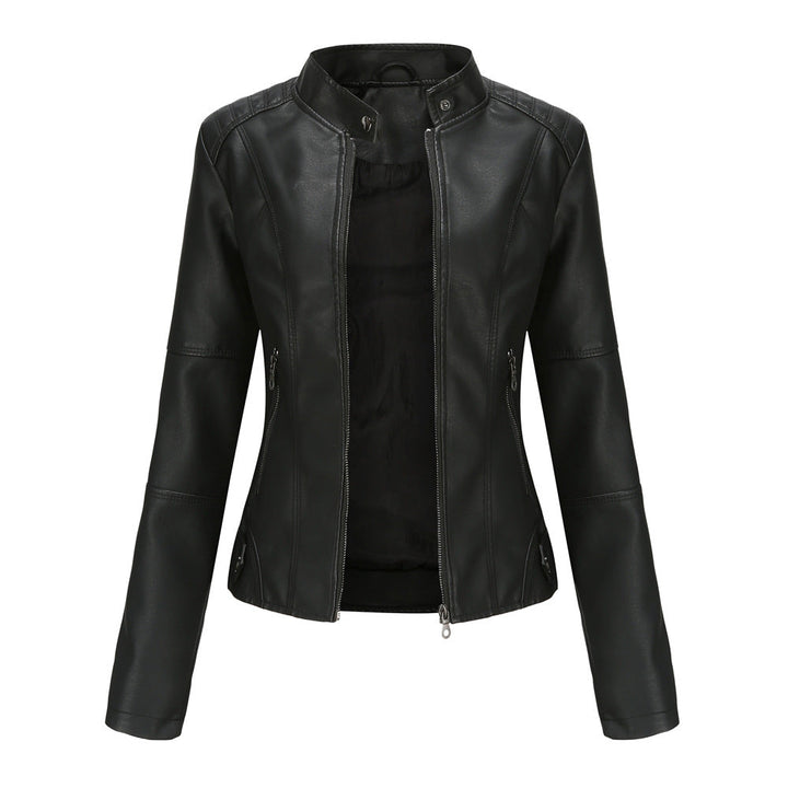 Sierra Faux-Leather Zip Jacket