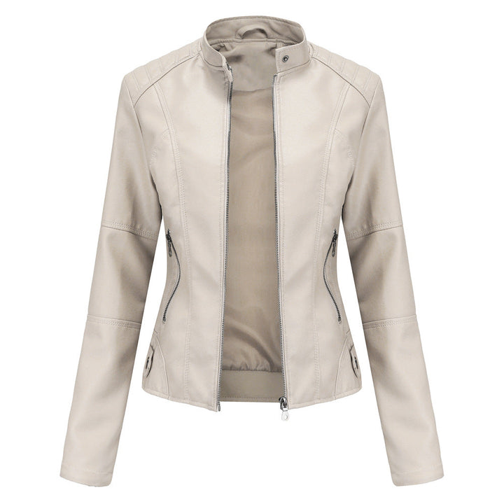 Sierra Faux-Leather Zip Jacket