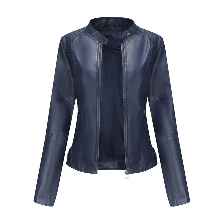Sierra Faux-Leather Zip Jacket