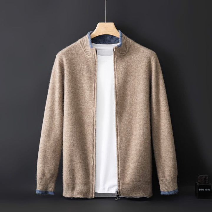 Classical Cashmere Zip-Up