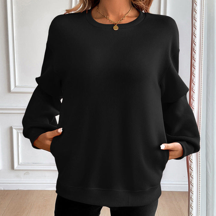 Cotton-Blend Lounge Sweatshirt